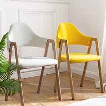 Split a character chair cover dining chair cover elastic universal home arched backrest cover semi-circle office stool cover