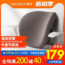 Synosy Comfort Back Cushion Office Leaning Against Pillow Waist Cushion Chair Backrest Cushion Chair Lumbar Support Lumbar Cushion