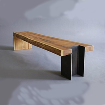 Solid wood bench personality solid wood stool industrial wind bench bench bench seat bench bench solid wood dining chair bench
