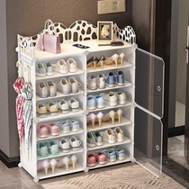 Shoe rack is simple to put at the door of the household economical multi-layer dustproof indoor good-looking large-capacity shoe cabinet storage artifact