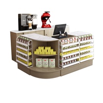 Cash register supermarket convenience store operating table milk tea fruit snacks mother and baby rock board corner pharmacy cash register counter