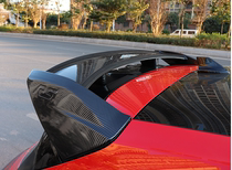 19-20 new Fox hatchback STline modified upgrade RS big tail paste bright black carbon fiber pattern