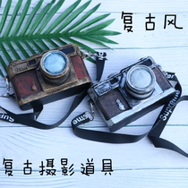 Photo studio photography props simulation retro camera model wedding dress childrens photo props Home window decoration Literature and art