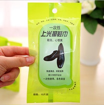 (10 pieces of clothing) Shoes disposable Decontamination Upper Light Wipe Shoes Towel Leather With Care Wet Wipes