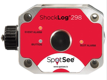 ShockLog298 shock recorder accelerates three-dimensional shake tilting temperature and temperature pressure rammed into transport record