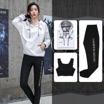 Sweatshirt Woman Suit Big Code Weight Loss Coat Slim Leg Casings Sweaty Sweatpants Down Sweatpants Sweatpants sweatpants Sweat Pants