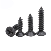 (M2M2 3M2 6M3) Carbon steel plated black countersunk head self-tapping screw KA self-tapping screw KA