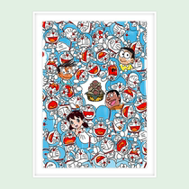 Current art Judah Aletta limited - band trend print Doraemon dream time fidelity spot