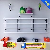 Childrens shoe store shoe rack display rack Shop wall clothing store commercial multi-layer wall-mounted shopping mall creative shoe rack