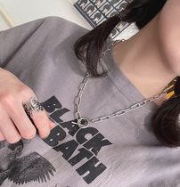 Rappii Korean official web 21 *SS day family lock chain chocker necklace