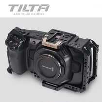 TILTA Iron Head BMPCC4K 6K Full Cage Handle Base Hood Hard Disk Holder Handle-Black