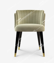 American solid wood dining chair Nordic modern simple fashion creative designer hotel cafe chair leisure home chair