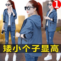 Short coat womens 2019 new spring and autumn womens jacket meat coat womens short foreign style baseball clothes age tide