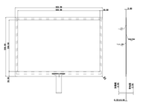 15 4-inch industrial-grade capacitive screen touch screen USB interface Weida chip 10-point touch