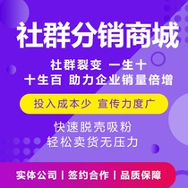 WeChat small program live distribution mall system community group purchase to do public number Development website construction app