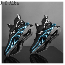 JC Alba Aromas ~ 100 hitch Heightened Knife Frontal Leisure Sports Running Shoes Summer Net Face Thick-foots Shoe Men