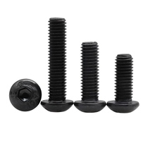 10 9 grade hair black round head socket head screw M2M3M4M5M6M8M10M12M16 mushroom head screw