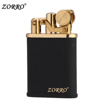 zorro zorro kerosene lighter mens vintage creative shaped lighter personalized lettering genuine