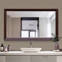 Chinese bathroom mirror Bathroom mirror wall-mounted makeup wall-mounted bathroom toilet toilet wall-mounted sink household