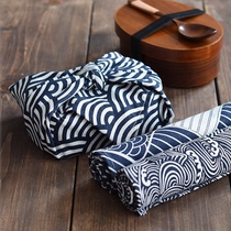 Japanese style and wind Lv Shi handkerchief Large towel placemat Lunch box Bag bag cloth Gift wrapped towel wrapped cloth