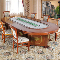 Oval electric dining table rotary small hot pot equipment automatic conveyor belt induction cooker rotating Chinese food rectangle