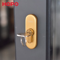 HOPO Haobo broken bridge aluminum door and window hardware accessories swing door sliding door lock core cover small cover lock cover