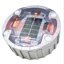 Pre-Buried Solar Aluminum Dodge Nail LED Landscape Courtyard Lamp Pressure-pressure road parting contour bursting warning light