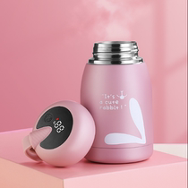 Insulation Cup Woman Cute Water Cup Small Portable Student Bottle Girl Hearts Ins Nets Red Children Mini Kettle Cups