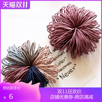 Korean version of female thin head rope high elastic Hairband hair rope tie hair rubber band headwear hair accessories simple hipster leather case