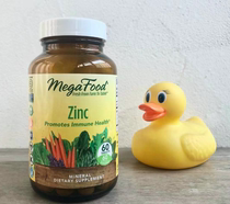 Megafood Zinc natural organic food zinc mineral zinc supplement a grain of 60 grain 120 grains per day