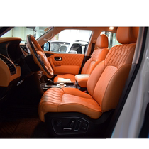 Nanjing custom-made car bag leather seat interior roof refurbished modified fur ventilated custom door panel color change