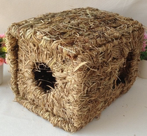 Rabbit guinea pig nest straw nest sleeping nest mat living pet nest straw house cotton nest rabbit warm straw mat