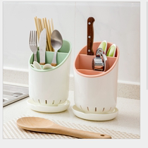 Plastic drain chopsticks rack hipster spoon rack chopsticks cage multifunctional kitchen tableware storage rack chopsticks tube