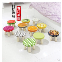 Bench sitting room round stool low soft dual-use infants and young children small balcony children fashion farmhouse