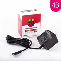 Raspberry Pi pi4b official power charger 5 1V3A type c cable 1 5m British standard American standard black