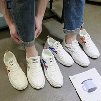 Boomer Shoes Man 2022 New Korean Version Summer 100 Hitch Fashion Genuine Leather Breathable White Shoes Men Casual Sports Board Shoes