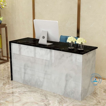 Imitation Marble Small Bar Counter Clothing Store Beauty Salon Beauty Salon Front Desk Brief Modern Cashier Desk Counter