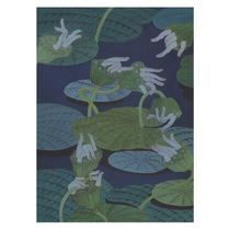 Xian Meiyuan Shao also originally made Round-back work-pen heavy color mineral color living room Xuanguan decoration painting and hanging painting