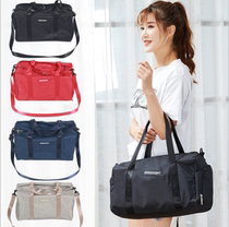 Net celebrity gym bag Swimming bag waterproof wet and dry separation bag Portable large-capacity mens and womens sports training messenger bag