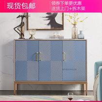 Postmodern light and luxurious closing cabinet American small family style shoes cabinet in door-room door hall Locker Locker large capacity