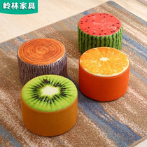 Stool small soft color single indoor children adult soft small pier round cloth small stool stool stool