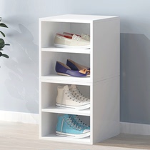 College student shoe rack dormitory bed simple dustproof small shoe cabinet shoe storage artifact small space