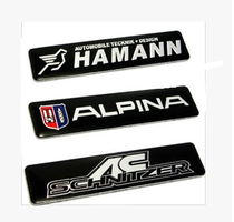 ALPINA HAMANNAC SCHNITZER Decorative Placard Sticker aluminium nameplate ultra-thin microscale