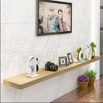 Custom shelf wall word separator TV set-top box shelf Living room wall-mounted background wall decoration rack