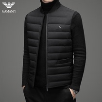 Chiamania down vest men Korean version of tide sleeveless down jacket autumn and winter waistcoat wearing mens vest