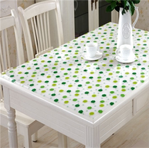 Plastic pvc tablecloth tablecloth western table mat cloth waterproof and oil-proof high temperature resistant easy to scrub non-slip rectangular
