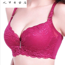 Large code thin section Poly Collection Auxiliary Milk With Steel Ring Bra Hood Lady Lace Breathability Feel Adjusted Comfort Underwear