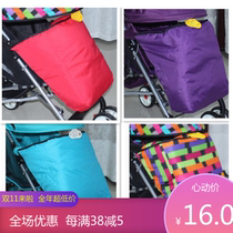 Baby stroller accessories universal foot cover windproof cover thickened warm and cold-proof windproof umbrella car cotton pad winter