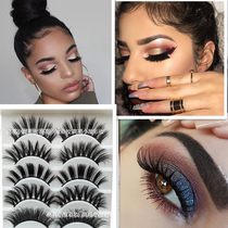 European and American makeup false eyelashes European and American curl thick tree branches lengthening encrypted multi-layer three-dimensional cross 3D eyelash cos cos