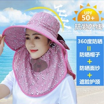 Cap Children Spring Summer New Sun Hat Large Eaves Cover Outdoor Sun Protection Tea Hat Lady Summer Sun Hat Sandals